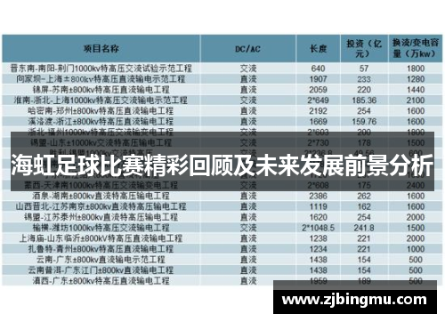 海虹足球比赛精彩回顾及未来发展前景分析